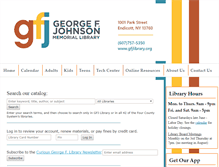 Tablet Screenshot of gfjlibrary.org